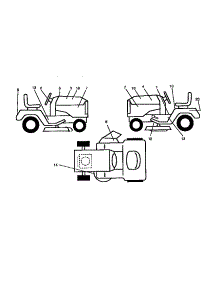 Decals parts for Craftsman Front-Engine Lawn Tractor 917259021 from AppliancePartsPros.com
