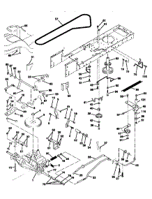 Drive parts for Craftsman Front-Engine Lawn Tractor 917259022 from AppliancePartsPros.com