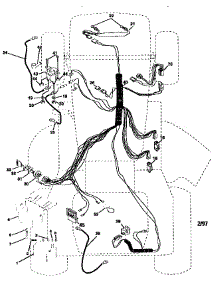 Electrical parts for Craftsman Front-Engine Lawn Tractor 917259030 from AppliancePartsPros.com