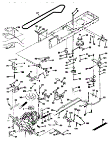 Drive parts for Craftsman Front-Engine Lawn Tractor 917259030 from AppliancePartsPros.com