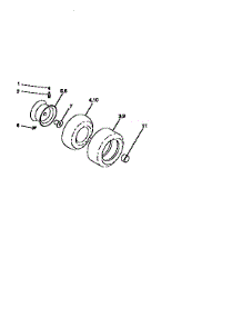 Wheels And Tires parts for Craftsman Front-Engine Lawn Tractor 917259030 from AppliancePartsPros.com