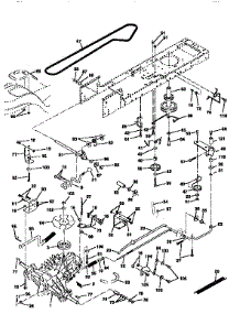 Drive parts for Craftsman Front-Engine Lawn Tractor 917259031 from AppliancePartsPros.com