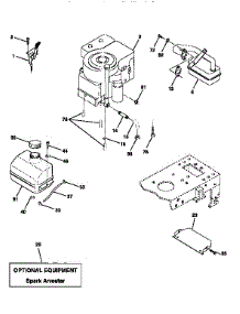 Engine parts for Craftsman Front-Engine Lawn Tractor 917259031 from AppliancePartsPros.com
