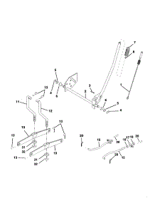 Mower Lift parts for Craftsman Front-Engine Lawn Tractor 917259070 from AppliancePartsPros.com