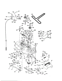 Mower parts for Craftsman Front-Engine Lawn Tractor 917259070 from AppliancePartsPros.com