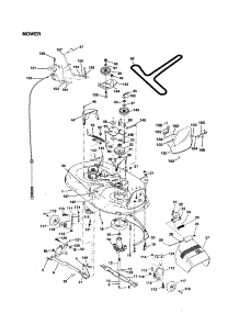 Mower parts for Craftsman Front-Engine Lawn Tractor 917259071 from AppliancePartsPros.com