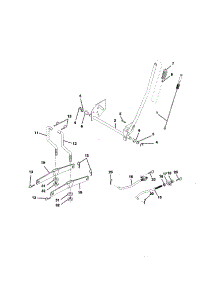 Mower Lift parts for Craftsman Front-Engine Lawn Tractor 917259080 from AppliancePartsPros.com