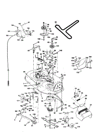 Mower parts for Craftsman Front-Engine Lawn Tractor 917259080 from AppliancePartsPros.com