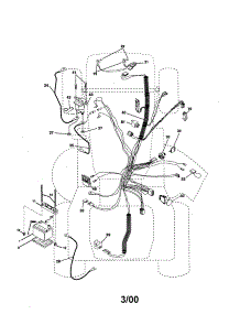 Electrical parts for Craftsman Front-Engine Lawn Tractor 917259090 from AppliancePartsPros.com