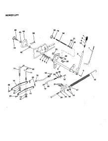 Mower Lift parts for Craftsman Front-Engine Lawn Tractor 917259090 from AppliancePartsPros.com