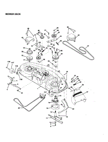 Mower Deck parts for Craftsman Front-Engine Lawn Tractor 917259090 from AppliancePartsPros.com