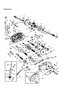 Transaxle parts for Craftsman Front-Engine Lawn Tractor 917259090 from AppliancePartsPros.com