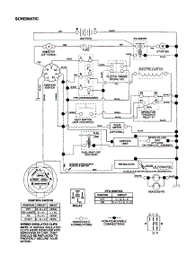Schematic parts for Craftsman Front-Engine Lawn Tractor 917259090 from AppliancePartsPros.com