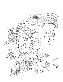 Chassis And Enclosures parts for Craftsman Front-Engine Lawn Tractor 917259110 from AppliancePartsPros.com