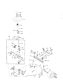 Steering Assembly parts for Craftsman Front-Engine Lawn Tractor 917259120 from AppliancePartsPros.com