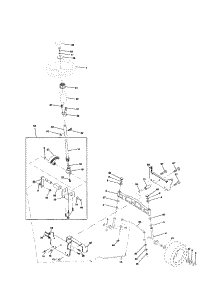 Steering Assembly parts for Craftsman Front-Engine Lawn Tractor 917259121 from AppliancePartsPros.com