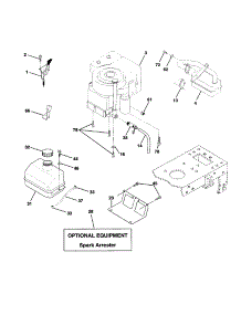 Engine parts for Craftsman Front-Engine Lawn Tractor 917259121 from AppliancePartsPros.com