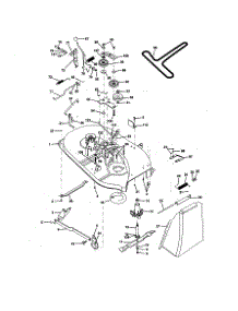 Mower Deck parts for Craftsman Front-Engine Lawn Tractor 917259130 from AppliancePartsPros.com