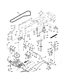 Drive parts for Craftsman Front-Engine Lawn Tractor 917259140 from AppliancePartsPros.com