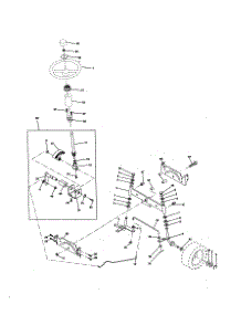 Steering Assembly parts for Craftsman Front-Engine Lawn Tractor 917259140 from AppliancePartsPros.com