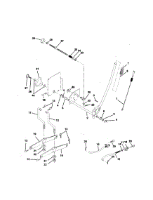 Mower Lift parts for Craftsman Front-Engine Lawn Tractor 917259150 from AppliancePartsPros.com