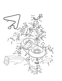 Mower parts for Craftsman Front-Engine Lawn Tractor 917259150 from AppliancePartsPros.com