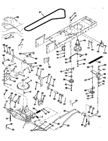 Drive parts for Craftsman Front-Engine Lawn Tractor 917259160 from AppliancePartsPros.com