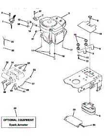 Engine parts for Craftsman Front-Engine Lawn Tractor 917259160 from AppliancePartsPros.com
