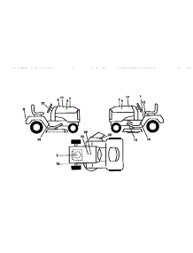 Decals parts for Craftsman Front-Engine Lawn Tractor 917259160 from AppliancePartsPros.com