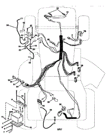 Electrical parts for Craftsman Front-Engine Lawn Tractor 917259161 from AppliancePartsPros.com