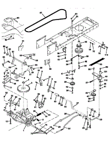 Drive parts for Craftsman Front-Engine Lawn Tractor 917259161 from AppliancePartsPros.com
