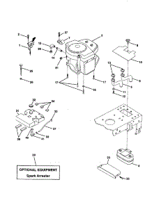 Engine parts for Craftsman Front-Engine Lawn Tractor 917259162 from AppliancePartsPros.com