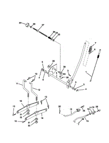 Mower Lift parts for Craftsman Front-Engine Lawn Tractor 917259162 from AppliancePartsPros.com