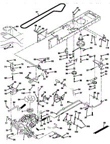 Drive parts for Craftsman Front-Engine Lawn Tractor 917259170 from AppliancePartsPros.com