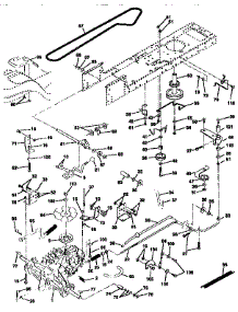 Drive parts for Craftsman Front-Engine Lawn Tractor 917259171 from AppliancePartsPros.com