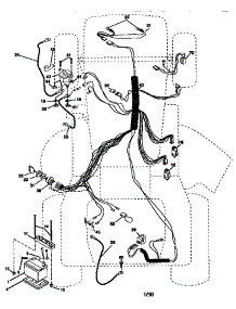 Electrical parts for Craftsman Front-Engine Lawn Tractor 917259172 from AppliancePartsPros.com