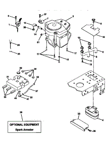 Engine parts for Craftsman Front-Engine Lawn Tractor 917259172 from AppliancePartsPros.com