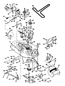 Mower Deck parts for Craftsman Front-Engine Lawn Tractor 917259172 from AppliancePartsPros.com