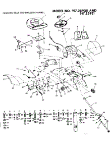 10X Garden Tractor / Fenders, Seat & Chassis Channel parts for Craftsman Chainsaw 91725920 from AppliancePartsPros.com
