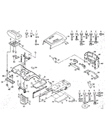 Enclosure parts for Craftsman Front-Engine Lawn Tractor 917259270 from AppliancePartsPros.com