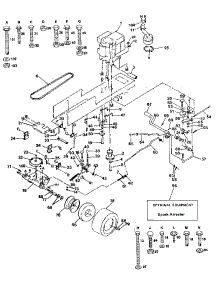 Drive parts for Craftsman Front-Engine Lawn Tractor 917259270 from AppliancePartsPros.com