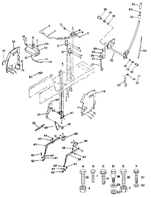 Lift Adjustment parts for Craftsman Front-Engine Lawn Tractor 917259270 from AppliancePartsPros.com