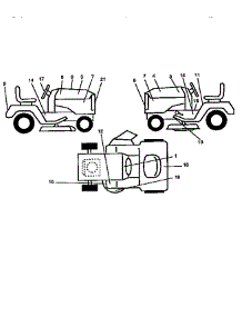 Decals parts for Craftsman Front-Engine Lawn Tractor 917259280 from AppliancePartsPros.com