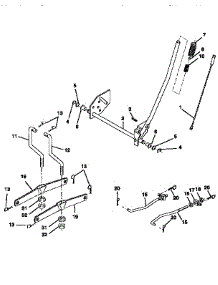 Lift parts for Craftsman Front-Engine Lawn Tractor 917259280 from AppliancePartsPros.com