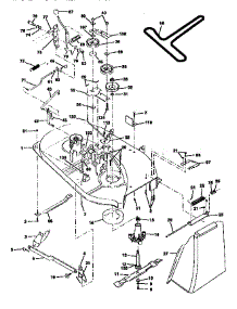 Mower parts for Craftsman Front-Engine Lawn Tractor 917259280 from AppliancePartsPros.com