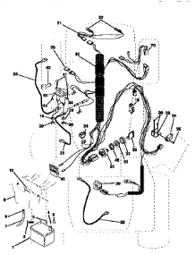 Electrical parts for Craftsman Front-Engine Lawn Tractor 917259290 from AppliancePartsPros.com