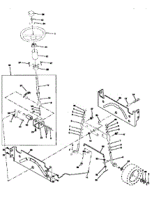 Steering Assembly parts for Craftsman Front-Engine Lawn Tractor 917259290 from AppliancePartsPros.com