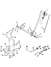Lift parts for Craftsman Front-Engine Lawn Tractor 917259290 from AppliancePartsPros.com