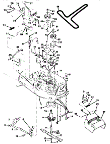 Mower parts for Craftsman Front-Engine Lawn Tractor 917259290 from AppliancePartsPros.com
