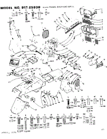 12 Garden Tractor / Main Frame, Dash And Grill parts for Craftsman Chainsaw 91725930 from AppliancePartsPros.com